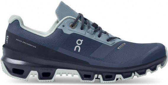 ON Running ON Cloudventure Waterproof Dames Sportschoenen Hardlopen Trail zwart blauw - Foto 3