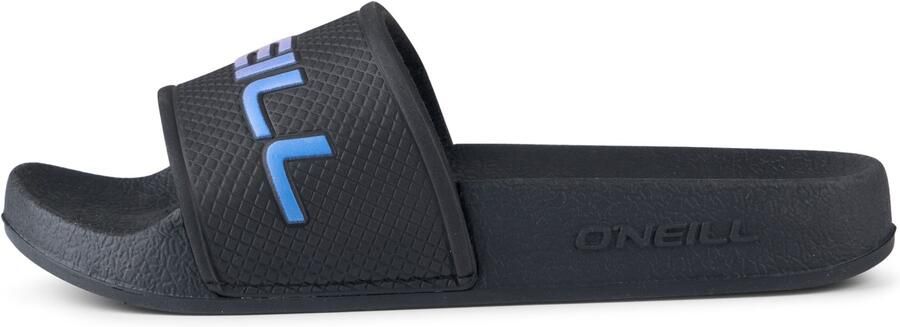 O'Neill badslipper Logo Slides Kids Zwart Blauw Rood - Foto 2