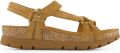 Panama Jack Sandaal Women Sally B8 Velour Cuero Bark - Bruin