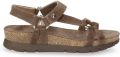 Panama Jack Sally B7 Velour Damessandalen Piedra - Bruin
