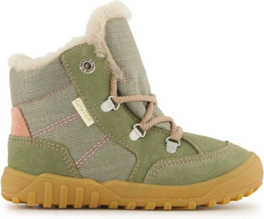 Pepino by Ricosta Kid's Dari Winterschoenen Weit grijs olijfgroen