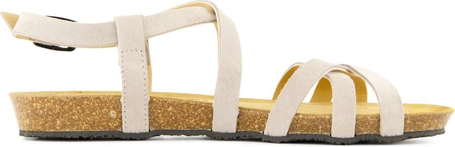 Plakton Women's Fran Vali Sandalen beige