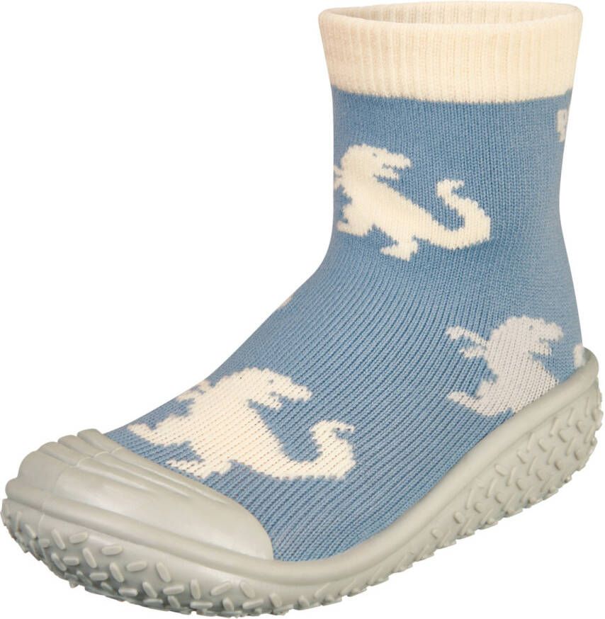 Playshoes Kid's Aqua-Socke Dino Allover Watersportschoenen grijs