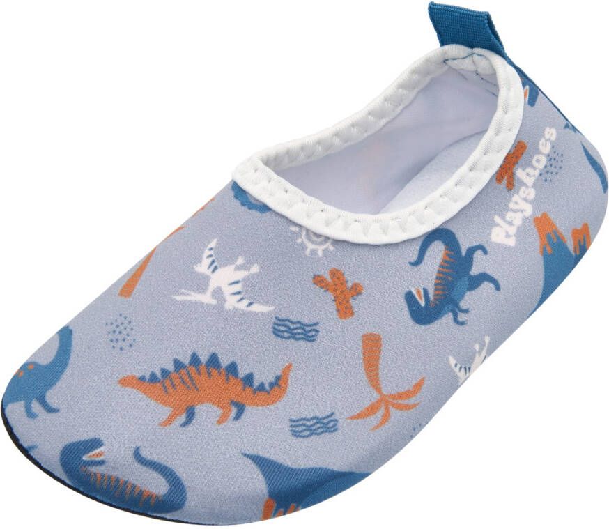 Playshoes Kid's Barfuß-Schuh Dino Allover Watersportschoenen grijs