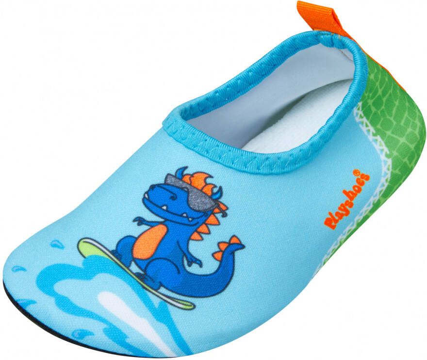Playshoes Kid's Barfuß-Schuh Dino Watersportschoenen blauw