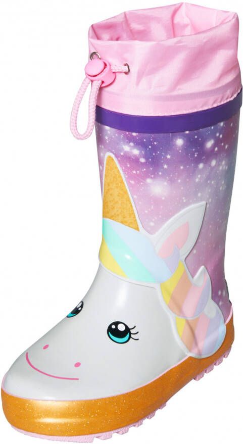 Playshoes Kid's Gummistiefel Einhorn Rubberlaarzen meerkleurig