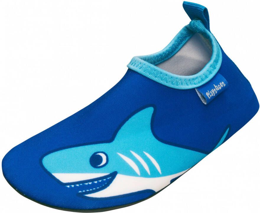 Playshoes Kid's Barfuß-Schuh Hai Watersportschoenen blauw