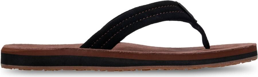 Quiksilver Carver Suede 26 Plus Sandalen zwart bruin
