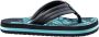 Reef Kids Ahi Aquifer Palm Jongens Slippers Blauw - Thumbnail 5