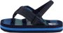 Reef Kids Ahi teenslippers met hielbandje donkerblauw Jongens Textiel 24 - Thumbnail 3