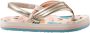 Reef Little Ahi teenslippers met hielbandje goud Meisjes Rubber 24 - Thumbnail 4