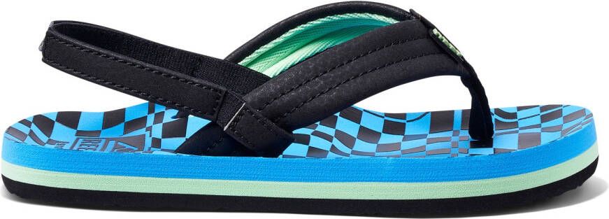 Reef Kid's Little Ahi Sandalen maat 7K blauw