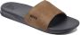 Reef One Slidegrey Tan Heren Slippers Grijs Cognac - Thumbnail 7
