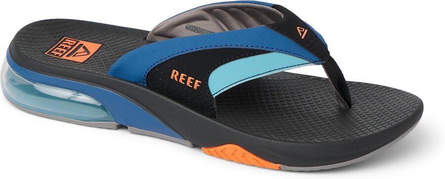 Reef FANNING Heren Slippers Blauw Zwart Oranje - Foto 6