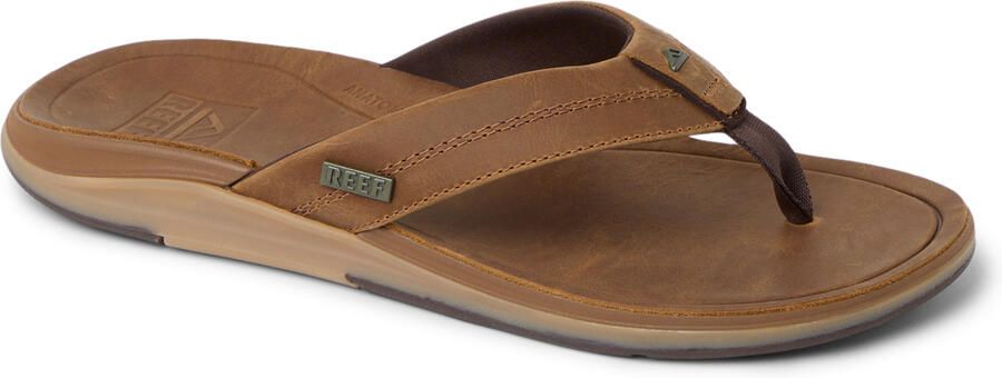Reef Leather Offshore Heren Teenslippers Cj9057 Kleur Bruin - Foto 7