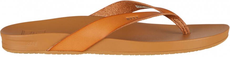 Reef CUSHION COURT NATURAL Volwassenen Dames slippers Kleur: Cognac