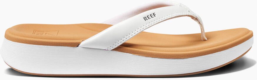 Reef Cushion Cloud Slippers Dames synthetische slippers White Tan - Foto 10