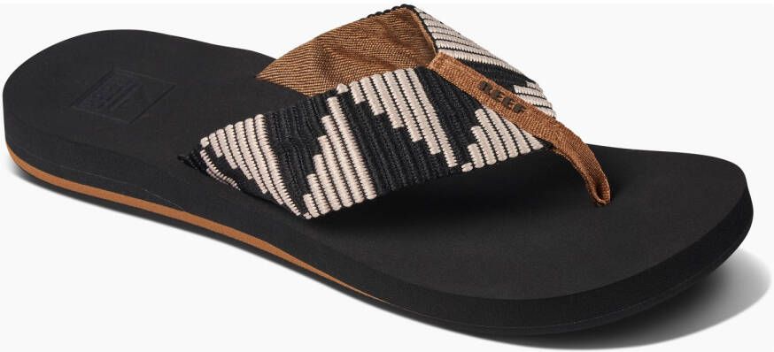 Reef Women's Spring Woven Sandalen zwart wit