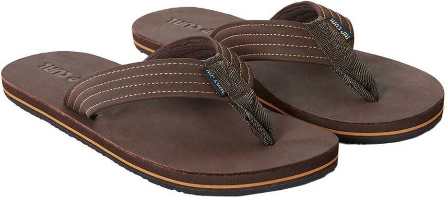 Rip Curl Revival Leather Open Toe Sandalen bruin