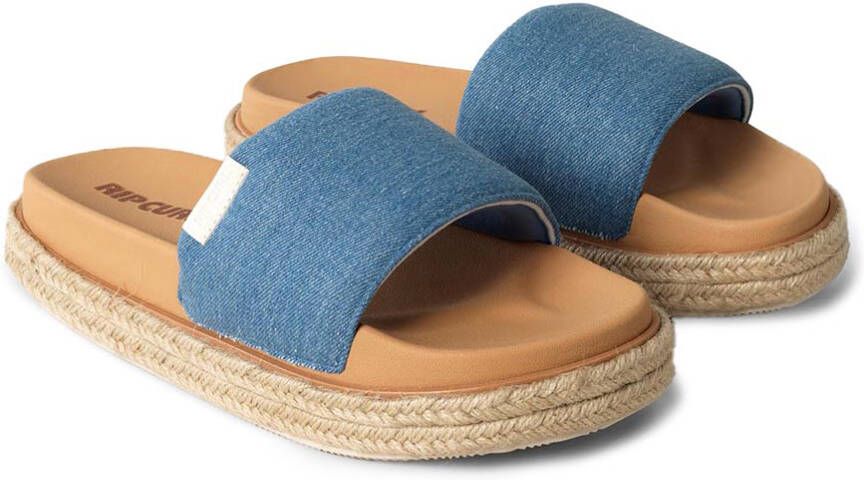 Rip Curl Women's Premium Surf Bloom Espadrille Sandalen beige blauw