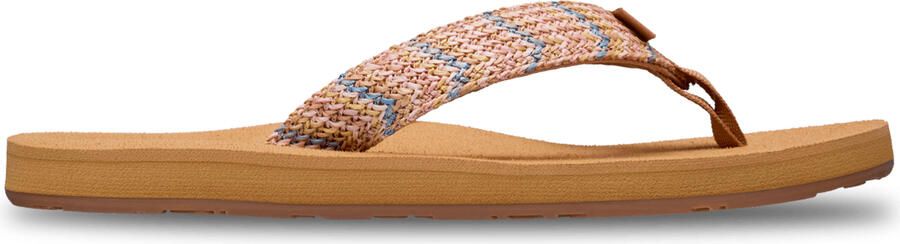 Roxy Women's Porto Raffia Sandalen bruin