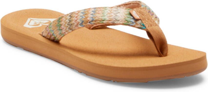 Roxy Women's Porto Raffia II Sandalen beige