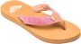 Roxy Women's Porto Raffia II Sandalen oranje - Thumbnail 2