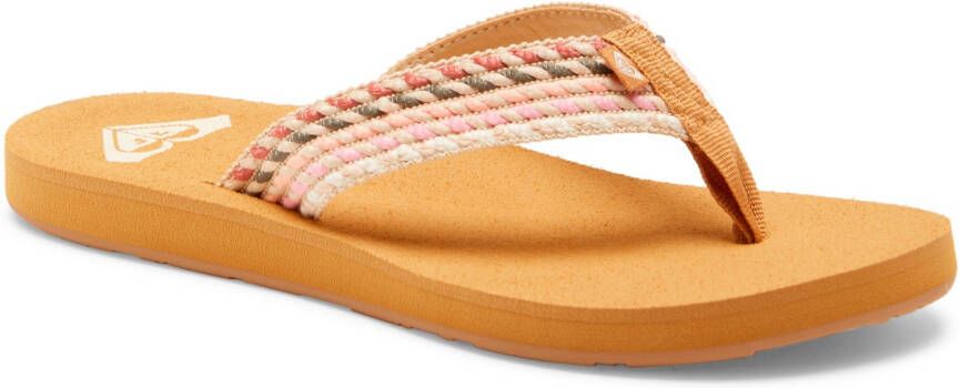 Roxy Women's Porto Rope Sandalen oranje beige