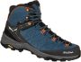 Salewa Alp Trainer 2 Mid GTX Wandelschoenen blauw zwart - Thumbnail 2
