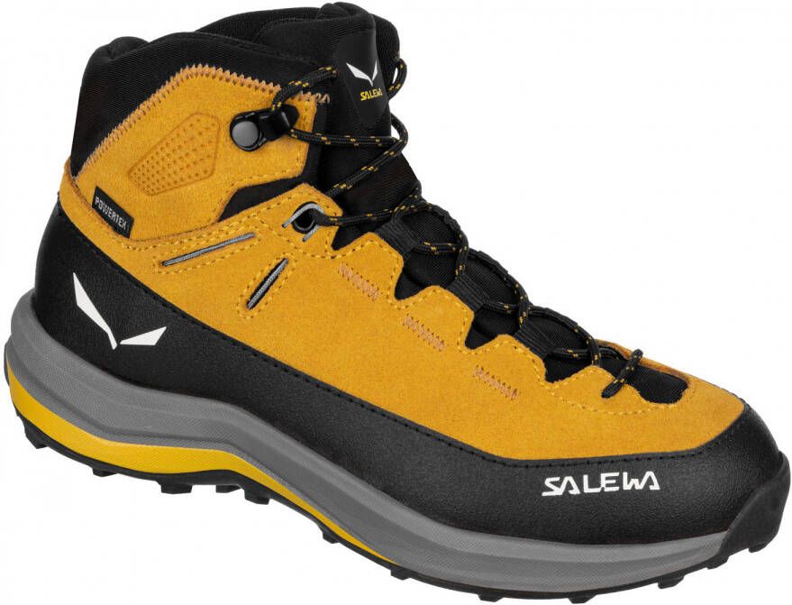 Salewa Kid's MTN Trainer 2 Mid PTX Wandelschoenen zwart