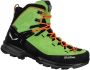 Salewa Mountain Trainer 2 Mid GTX Wandelschoenen zwart groen - Thumbnail 2