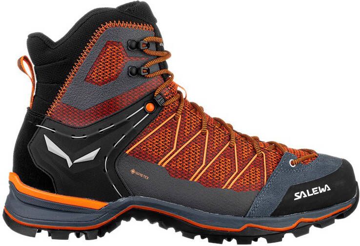 Salewa Mtn Trainer Lite Mid Goretex Bergschoenen Oranje Blauw Man