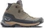 Salewa Puez Leather Mid PTX Wandelschoenen grijs - Thumbnail 2