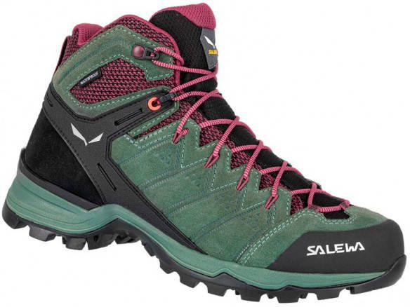 Salewa Women's Alp Mate Mid WP Wandelschoenen olijfgroen zwart - Foto 2