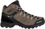 Salewa Women's Alp Mate Mid WP Wandelschoenen zwart bruin - Thumbnail 2