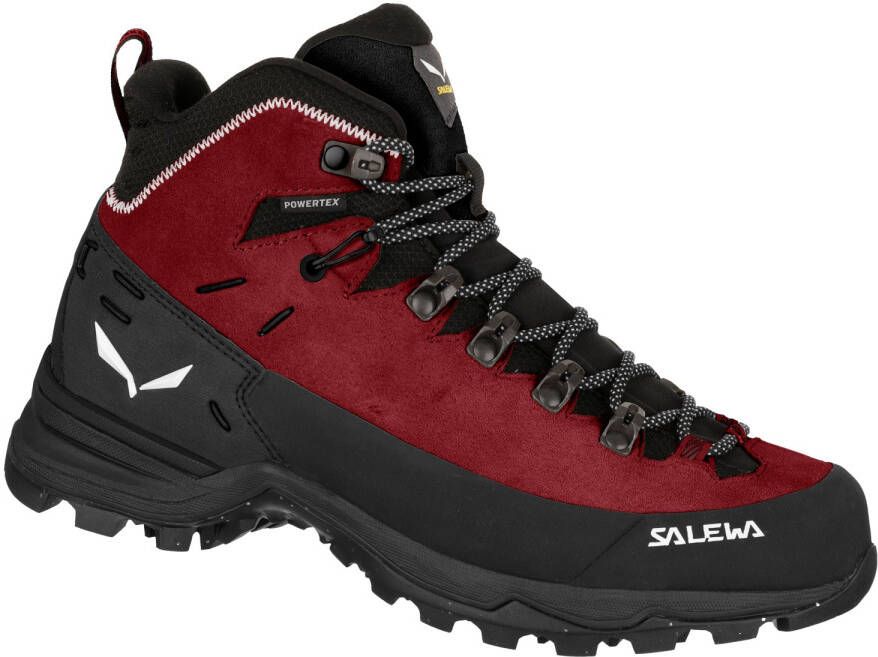 Salewa Women's Alp Mate Winter Mid Waterproof Winterschoenen zwart rood