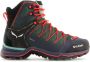 Salewa Mtn Trainer Lite Mid Goretex Wandelschoenen Groen Rood 1 2 Vrouw - Thumbnail 2