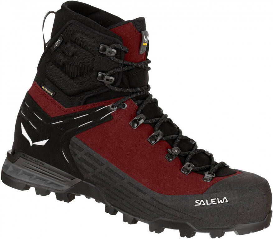 Salewa Women's Ortles Ascent Mid GTX Bergschoenen zwart rood