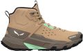Salewa Women's Pedroc 2 Leather Mid PTX Wandelschoenen beige grijs - Beige