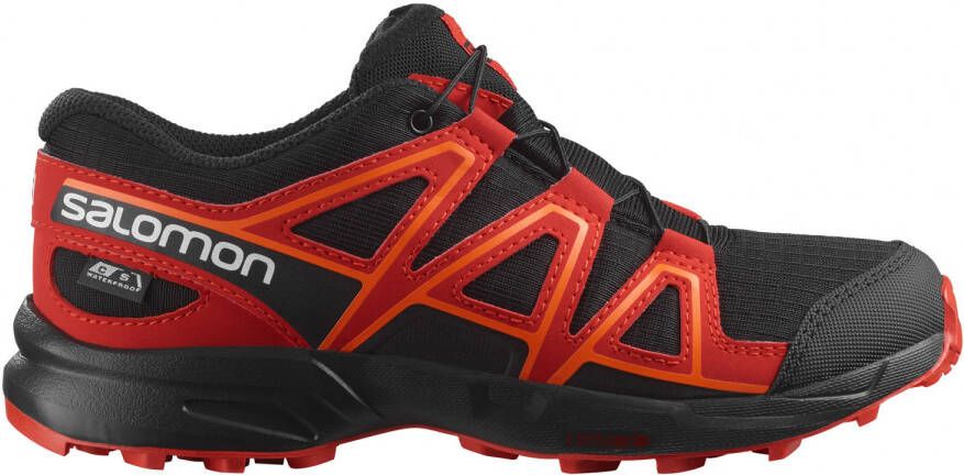 Salomon Junior's Speedcross CSWP Multisportschoenen zwart rood - Foto 2