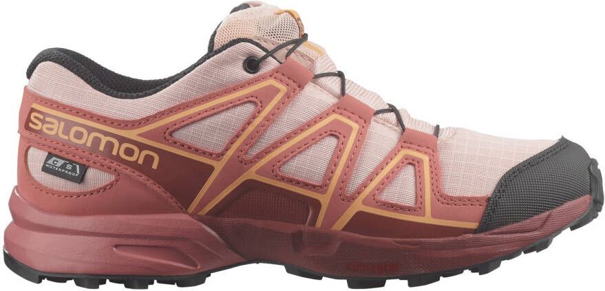 Salomon Kid's Speedcross CSWP Multisportschoenen bruin roze - Foto 2