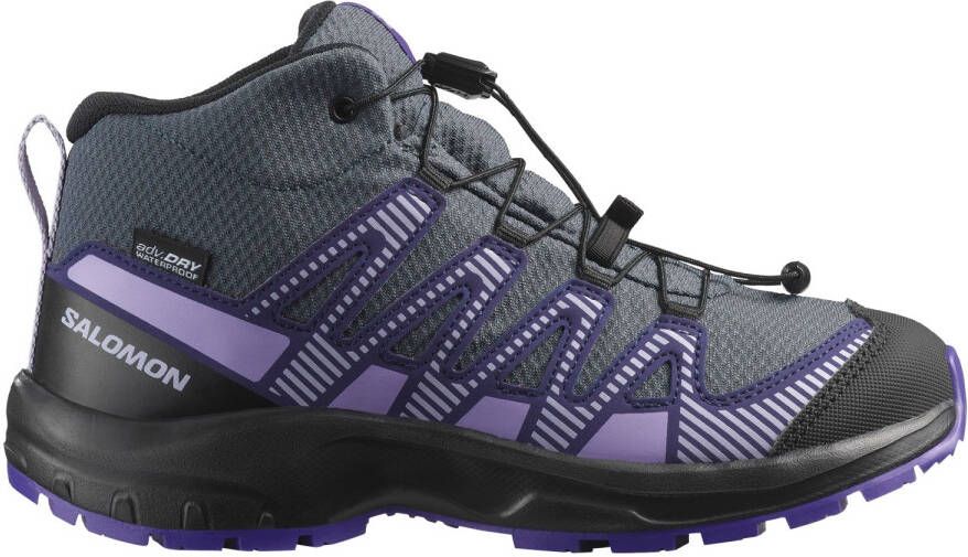 Salomon Kid's XA Pro V8 Mid Waterproof Wandelschoenen blauw