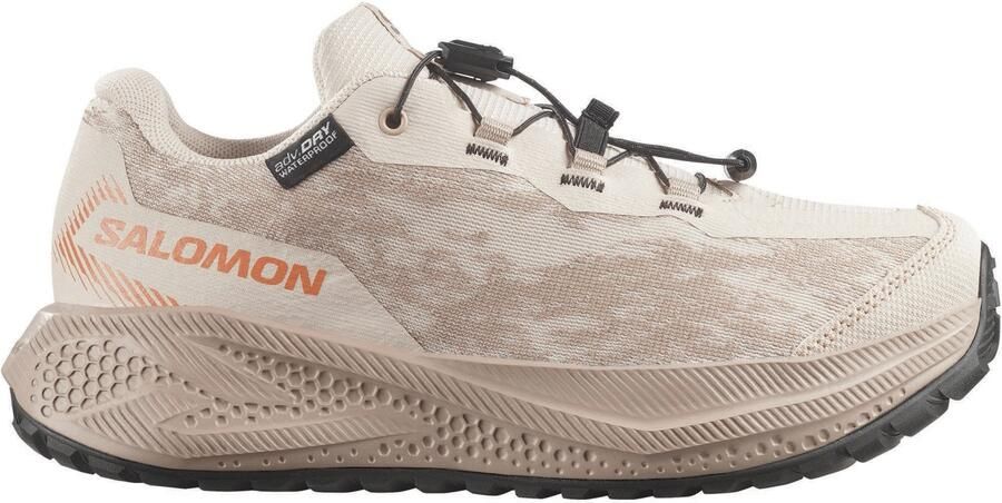 Salomon Kid's Aero GRVL Waterproof Hardloopschoenen tapioca nectarine