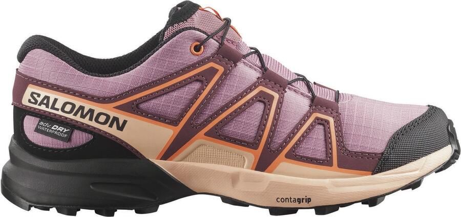 Salomon Kid's Speedcross Waterproof Trailrunningschoenen bruin