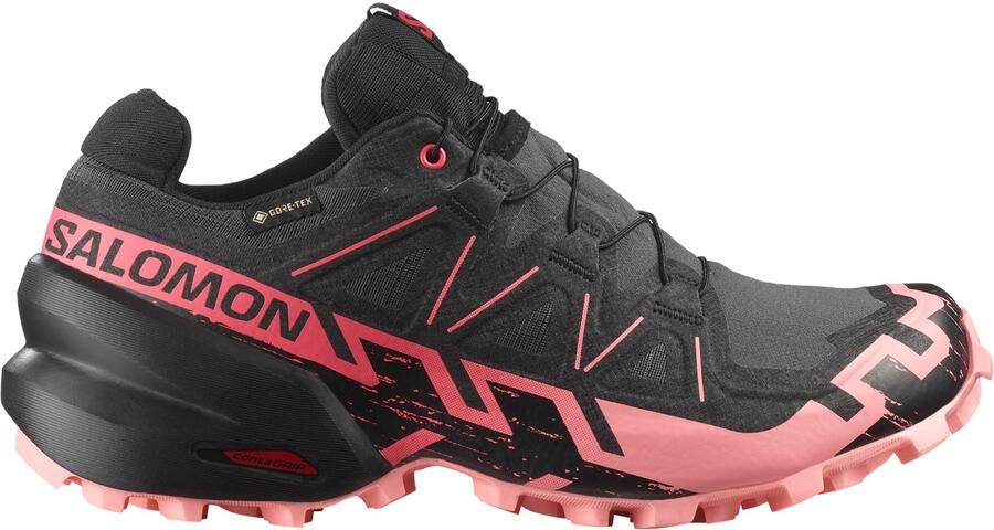 Salomon Women's Speedcross 6 Gore-Tex Trailrunningschoenen 2 3 grijs