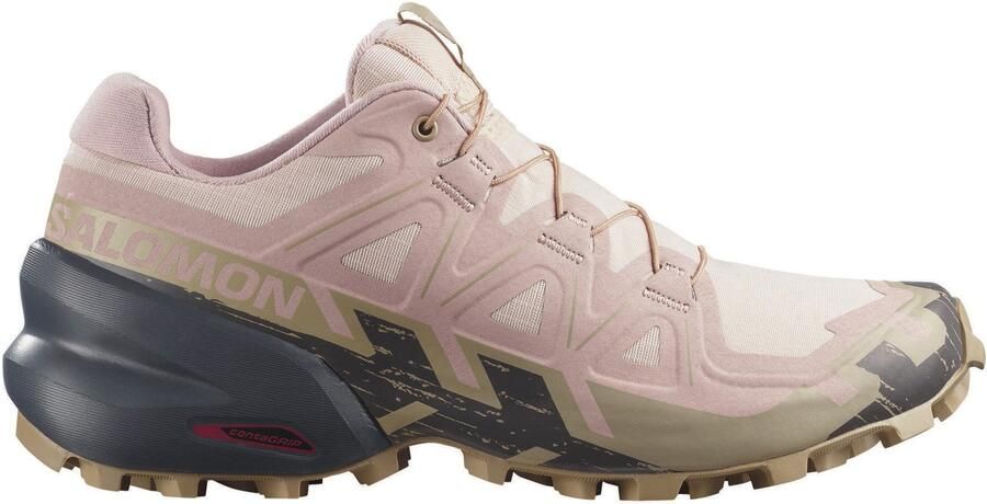Salomon Women's Speedcross 6 Trailrunningschoenen 2 3 Regular tapioca groen