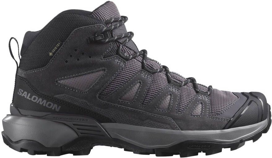 Salomon Women's X Ultra 360 Leather Mid GORE-TEX Wandelschoenen 1 3 grijs zwart
