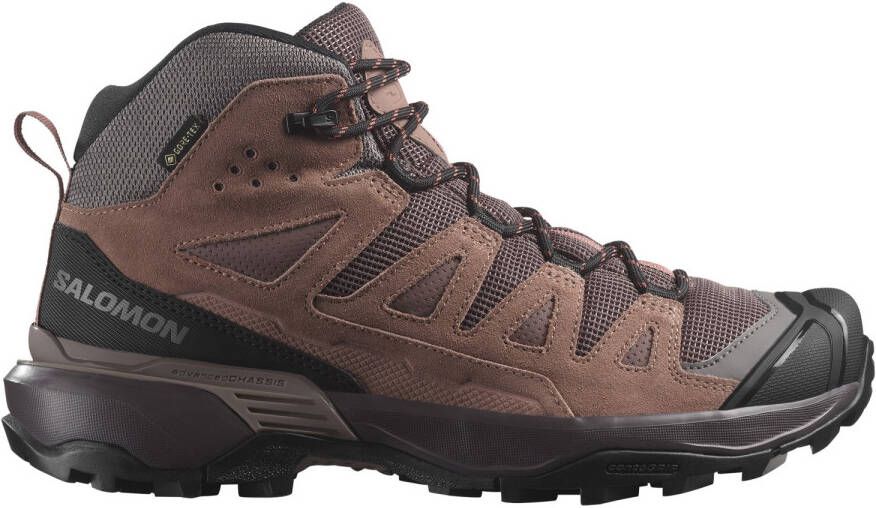 Salomon Women's X Ultra 360 Leather Mid GORE-TEX Wandelschoenen 2 3 bruin