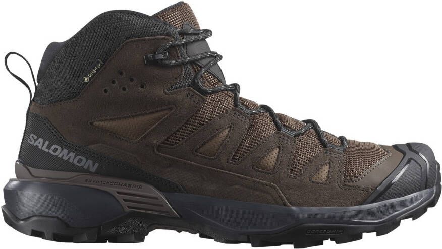 Salomon X Ultra 360 Leather Mid GORE-TEX Wandelschoenen 2 3 zwart