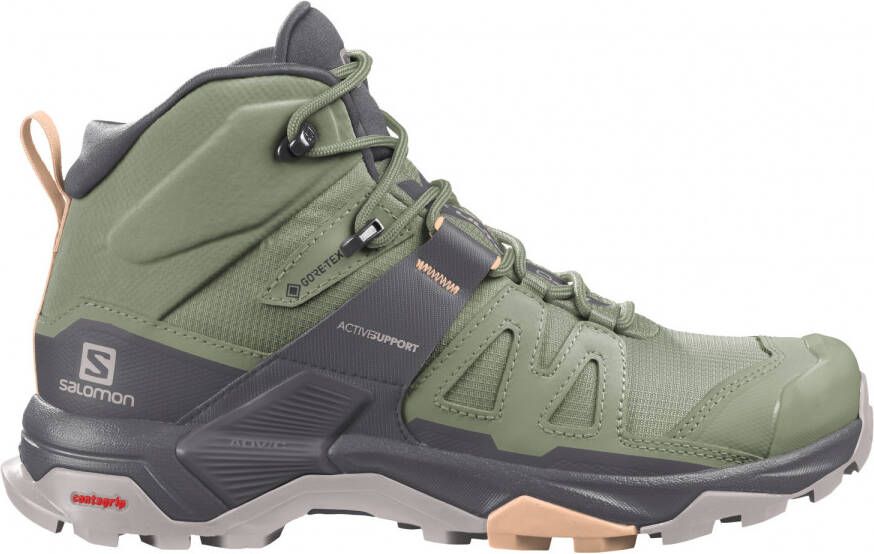 Salomon X Ultra 4 Mid Wandelschoenen GTX Oil Grn Magnet Alm Cr - Foto 3
